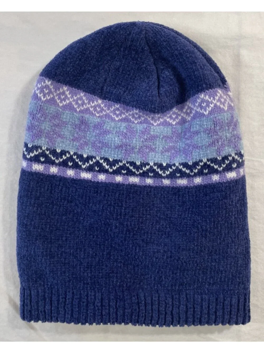 Women's Berkshire Fashions Beanie & Gloves Purple One Size